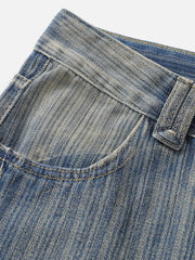 Stripe Washed Jeans