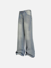Stripe Washed Jeans