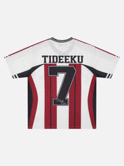 Stylish Striped Sports Jersey T-Shirt