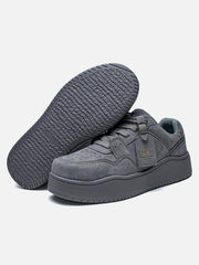 Suede Low-Top Skate Shoes