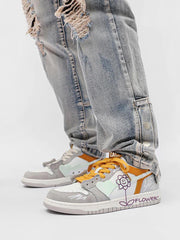 Sunflower Couple Sports Skate Shoe