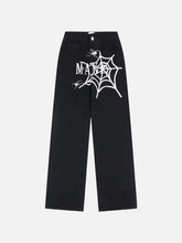 American High Street Embroidered Spider Jeans