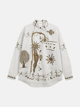 American Mayan Abstract Mural Shirt