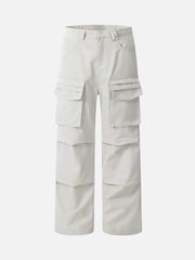 American Simple Pocket Casual Overalls