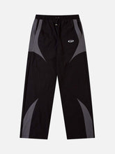 American Street Fashion Splicing Design Casual Sports Pants