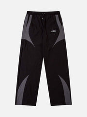 American Street Fashion Splicing Design Casual Sports Pants