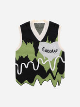American Style Graffiti Love Sweater Vest