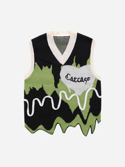 American Style Graffiti Love Sweater Vest