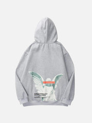 Angel God Print Hoodie