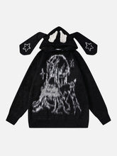 Anime Seahorse Fur Hoodie