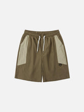 Athleisure Patchwork Shorts