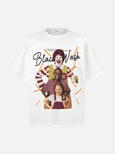 Black Wash Cultural Mashup Tee