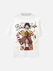 Black Wash Cultural Mashup Tee