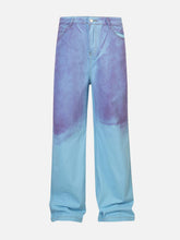 Blue Purple Loose Jeans