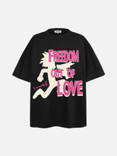 Bold Contrast Love Silhouette Tee
