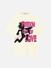 Bold Contrast Love Silhouette Tee