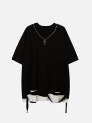 Broken Chain Decoration Tee
