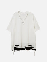 Broken Chain Decoration Tee