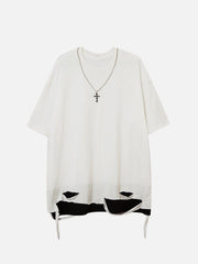 Broken Chain Decoration Tee