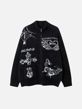 Butterfly Cross Knit Cardigan