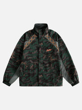Camouflage Diamond Patchwork Jacket