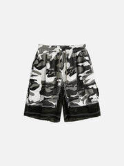 Camouflage Patchwork Shorts