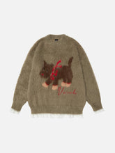 Cartoon Dog Fun Sweater