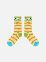 Cartoon Panda Mid-Calf Socks
