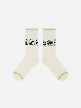 Cartoon Panda Mid-Calf Socks