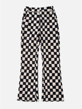 Checkerboard Elastic Horn Pants