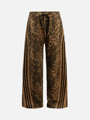 Cheetah Print Suede Pants