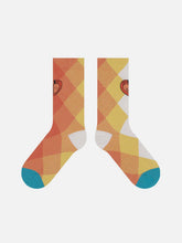Color Block Gradient Socks