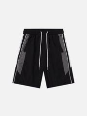 Color Blocking Patchwork Shorts