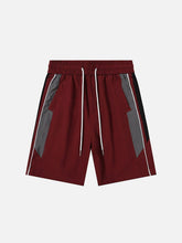 Color Blocking Patchwork Shorts