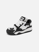 Color Blocking Thick Bottom Skate Shoes