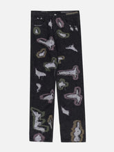 Colorful Hole Jeans