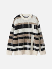 Contrast Striped Sweater