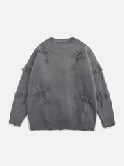 Crosses Patchwork Sweater