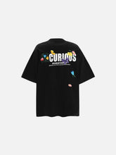 Curious Garden Flower Embroidery High Street Tee