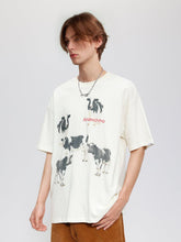 Dairy Cow Print Cotton Tee