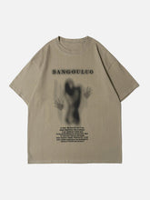 Dark Silhouette Print T-Shirt
