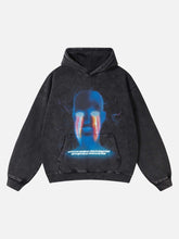 Dark Style Hooded Loose Sweatshirt