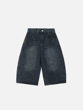 Deconstructive Washed Longline Jorts
