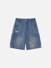 Discreet Side Pockets Jorts