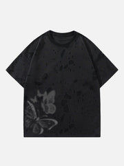 Distressed Butterfly Tee