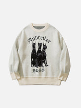 Doberman Print Sweater