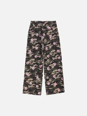 Dog Paw Print Camouflage Pants