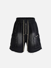 Drawstring Washed Jorts