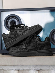 Embossed Stars Casual Board Shoes