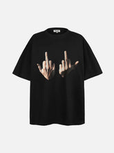 Expressive Hands Bold Gesture Graphic Tee